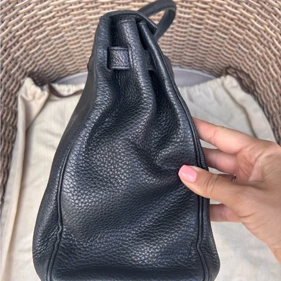 Authentic HERMES KELLY 35 taurillon black leather gold hardware - Picture 3 of 16